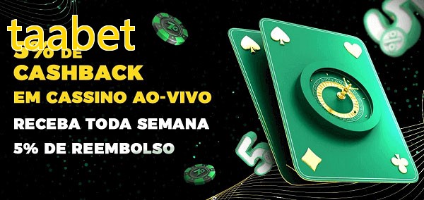 Promoções do cassino ao Vivo taabet